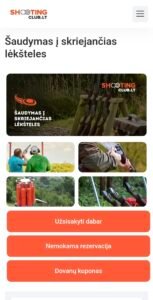 šaudymo pramogos mobili versija